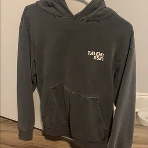 TALENTLESS Charcoal Hoodie for Women